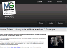 Tablet Screenshot of mg-productions.fr